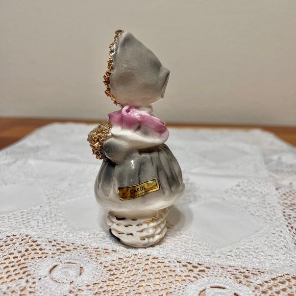 Josef Originals CAROL 1953 Bonnets and Boquet Vintage Figurine - Picture 9 of 9
